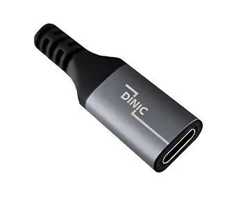 Alargador DINIC USB 4.0, 240W PD, 40Gbps, 0,5m tipo C a C, enchufe de aluminio, cable de nylon, caja DINIC